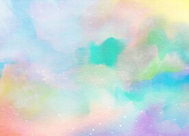 创意水彩抽象艺术画水彩晕染