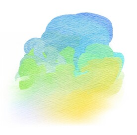 创意水彩抽象艺术画水彩晕染