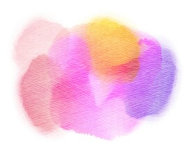 创意水彩抽象艺术画水彩晕染