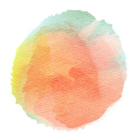 创意水彩抽象艺术画水彩晕染