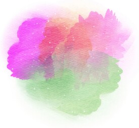 创意水彩抽象艺术画水彩晕染