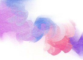 创意水彩抽象艺术画水彩晕染
