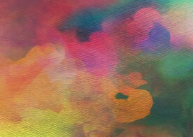 创意水彩抽象艺术画水彩晕染