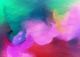 创意水彩抽象艺术画水彩晕染