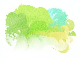 创意水彩抽象艺术画水彩晕染