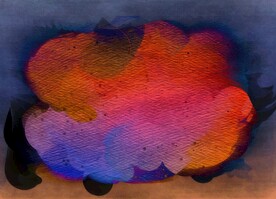 创意水彩抽象艺术画水彩晕染