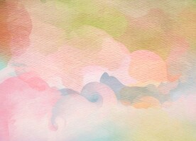 创意水彩抽象艺术画水彩晕染