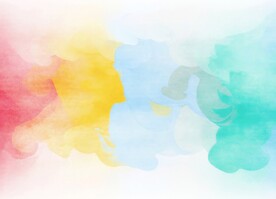 创意水彩抽象艺术画水彩晕染