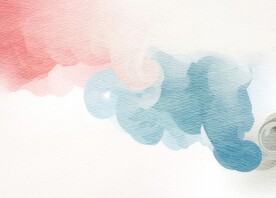 创意水彩抽象艺术画水彩晕染