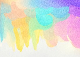 创意水彩抽象艺术画水彩晕染