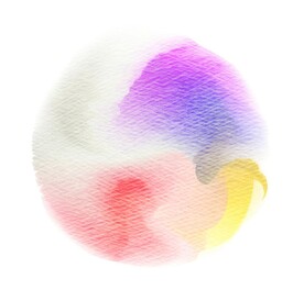 创意水彩抽象艺术画水彩晕染