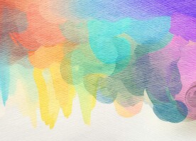 创意水彩抽象艺术画水彩晕染