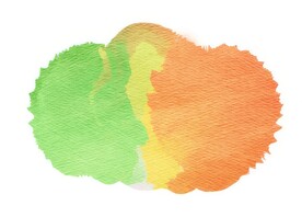 创意水彩抽象艺术画水彩晕染
