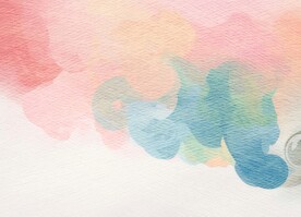 创意水彩抽象艺术画水彩晕染