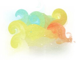 创意水彩抽象艺术画水彩晕染