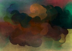 创意水彩抽象艺术画水彩晕染