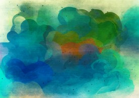 创意水彩抽象艺术画水彩晕染