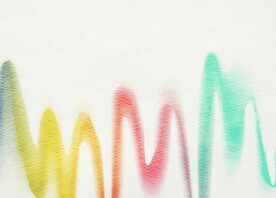 创意水彩抽象艺术画水彩晕染