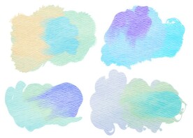 创意水彩抽象艺术画水彩晕染