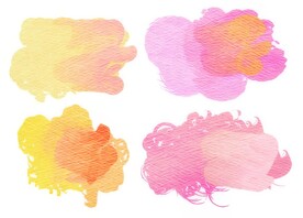 创意水彩抽象艺术画水彩晕染