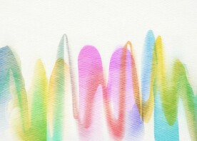 创意水彩抽象艺术画水彩晕染