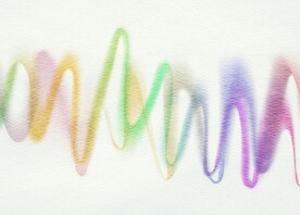 创意水彩抽象艺术画水彩晕染