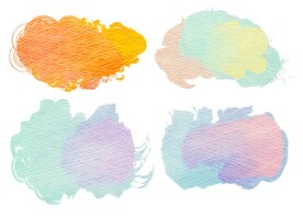 创意水彩抽象艺术画水彩晕染