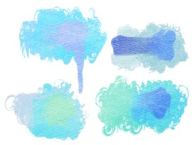 创意水彩抽象艺术画水彩晕染