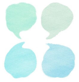 创意水彩抽象艺术画水彩晕染