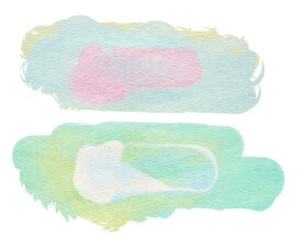 创意水彩抽象艺术画水彩晕染