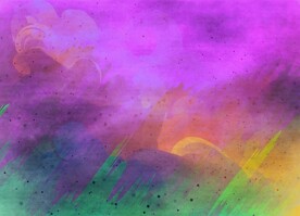 创意水彩抽象艺术画水彩晕染