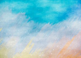 创意水彩抽象艺术画水彩晕染