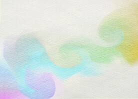 创意水彩抽象艺术画水彩晕染