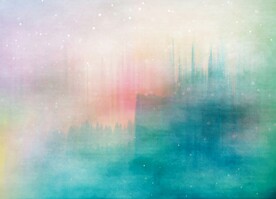 创意水彩抽象艺术画水彩晕染