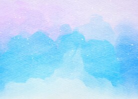 创意水彩抽象艺术画水彩晕染