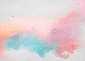 创意水彩抽象艺术画水彩晕染