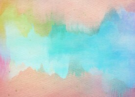 创意水彩抽象艺术画水彩晕染