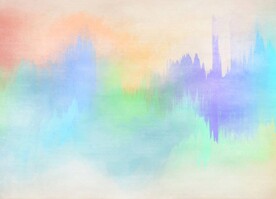 创意水彩抽象艺术画水彩晕染