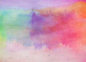 创意水彩抽象艺术画水彩晕染