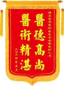 医术精湛锦旗