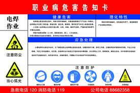职业危害告知卡
