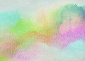 创意水彩抽象艺术画水彩晕染