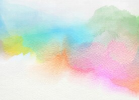 创意水彩抽象艺术画水彩晕染