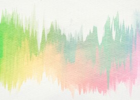 创意水彩抽象艺术画水彩晕染