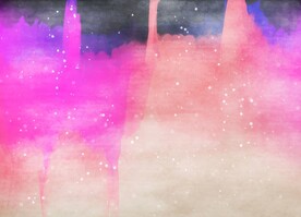 创意水彩抽象艺术画水彩晕染