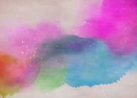 创意水彩抽象艺术画水彩晕染