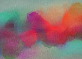 创意水彩抽象艺术画水彩晕染