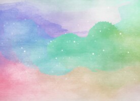 创意水彩抽象艺术画水彩晕染