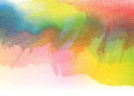 创意水彩抽象艺术画水彩晕染