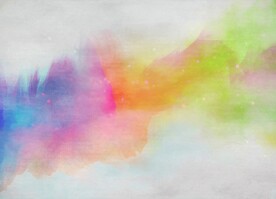 创意水彩抽象艺术画水彩晕染